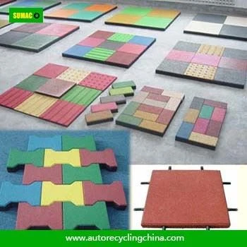 Tyre Recycle Equipment Rubber Floor Tile Making Machine