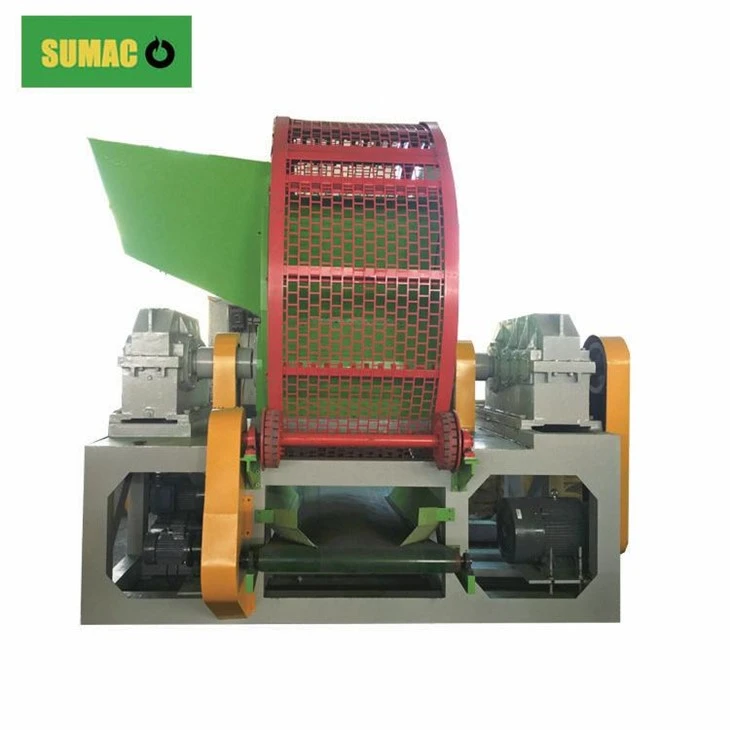 Reifenrecycling-Schreddermaschine für Altautos